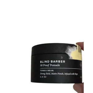 New Blind Barb 90 Proof Pomade Tonka Bean Strong Hold, Matte Finish